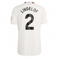 Manchester United Victor Lindelof #2 Tretí futbalový dres 2023-24 Krátky Rukáv